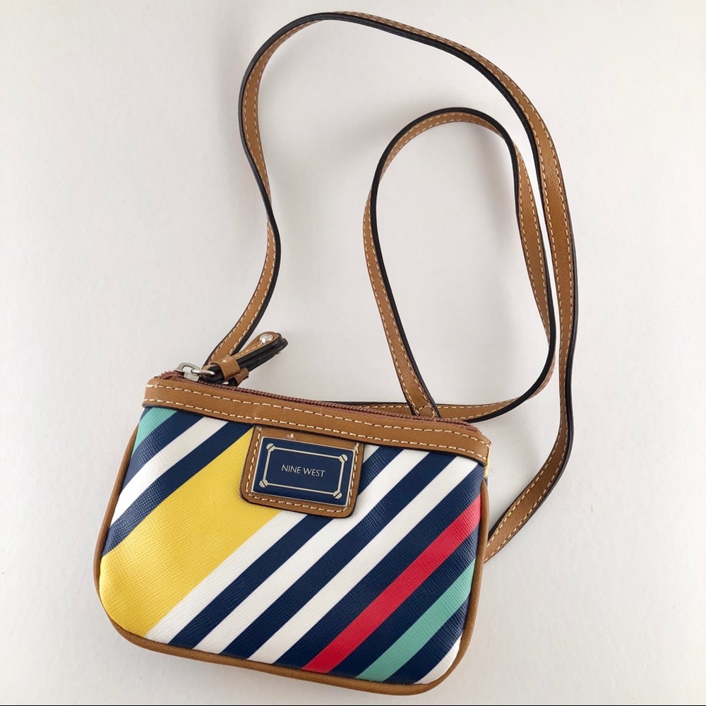 NWT Nine West Multicolored Crossbody Purse